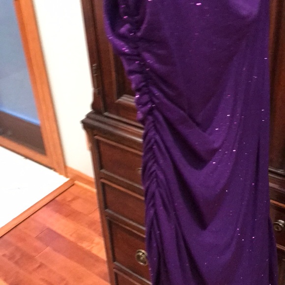 Hot purple slip dress - Picture 4 of 4